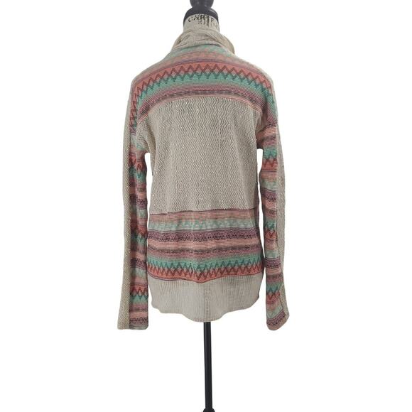 Miss Me Southwestern pattern open cardigan ladies sweater Size Small Country - Picture 2 of 8